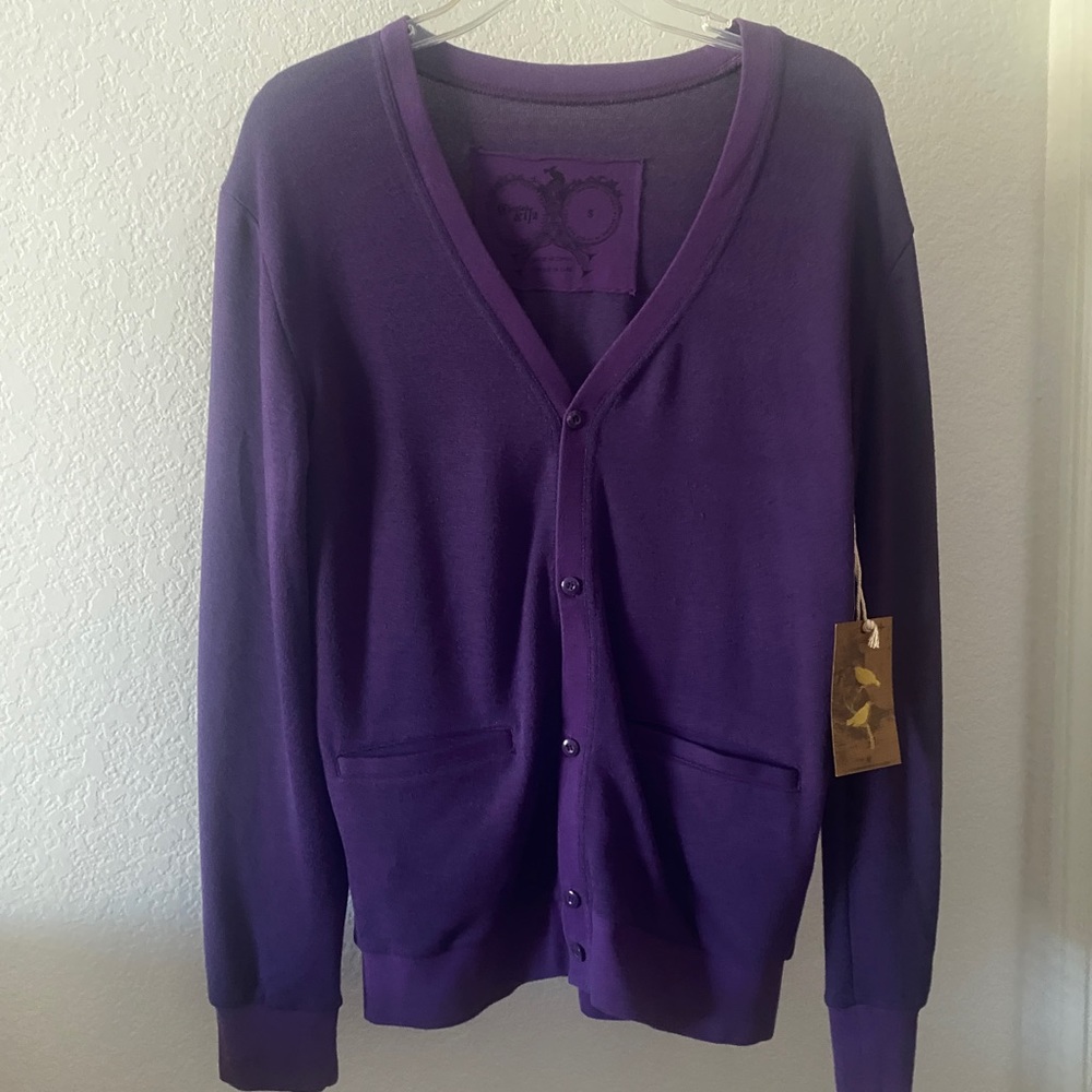 Purple Cardigan (size s)